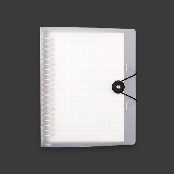 Transparent Matte PP Soft Shell Cover Hand Accountive Page, Style: A5 Mesh Core