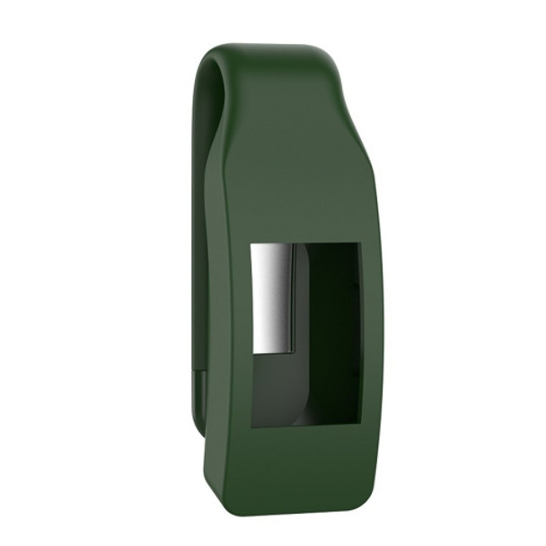 Smart Watch Silicone Clip Button Protective Case for Fitbit Inspire / Inspire HR / Ace 2(Army Green)