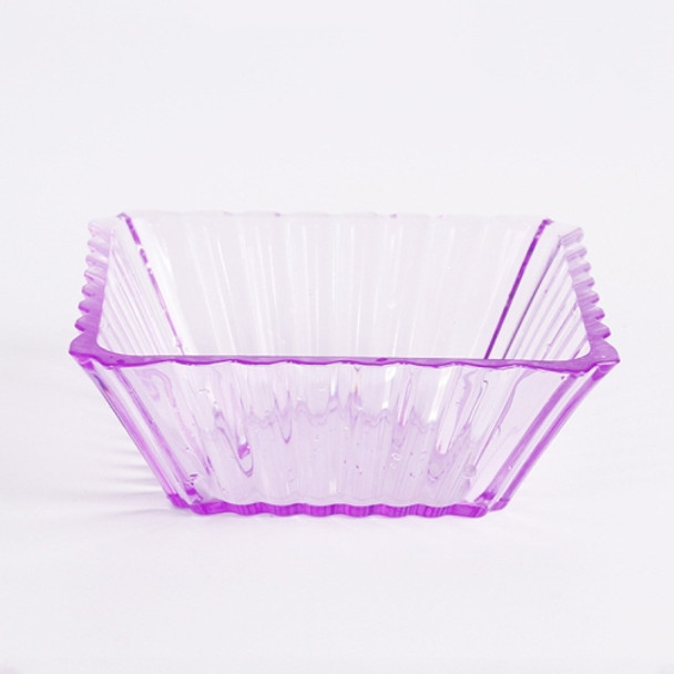 5 PCS Square Acrylic Candy Dish(Purple)