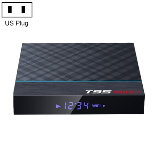 T95 MAX+ Android S905X3 4K HD Internet TV Box 4/64G US Plug