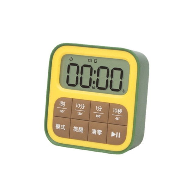 Magnetic Suction Kitchen Cooking Cake Timer With Alarm Clock(Avantarian Green)