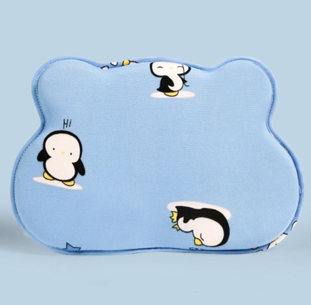 Baby Pillow Bear Styling Pillow Baby Memory Foam Cute Pillow(Blue )