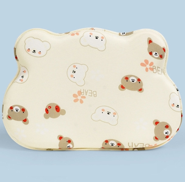 Baby Pillow Bear Styling Pillow Baby Memory Foam Cute Pillow(Yellow )