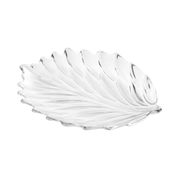 Acrylic Leaf Shape Fruit Tray and Shelf, Style: Dish (Transparent)