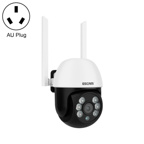 ESCAM TY110 1080P IP66 Waterproof Tuya Smart APP Wireless WiFi Dome Camera, AU Plug(White)