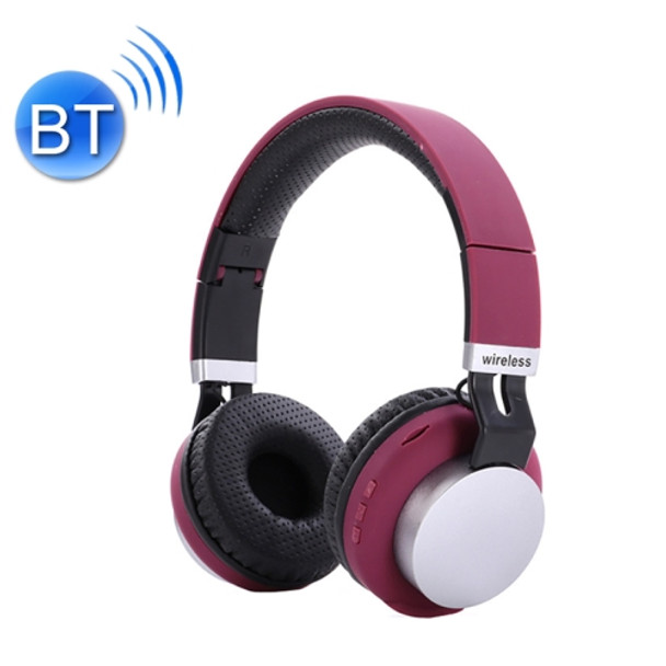 MH8 Wireless Card Sports Folding Bluetooth Headset, Colour: Purple