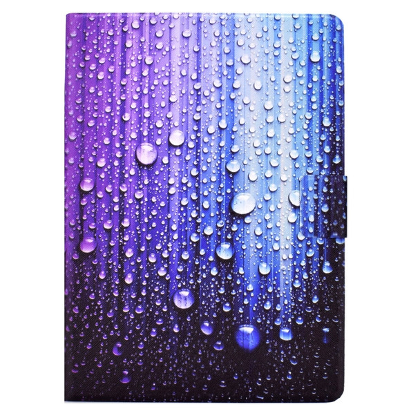 Electric Pressed TPU Leather Tablet Case For iPad 9.7 2018 / 2017(Water Droplets)
