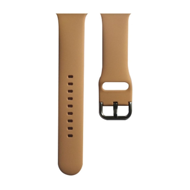 Silicone Watchband, Size: L 132mm For Apple Watch Series 7 41mm / 6&SE&5&4 40mm / 3&2&1 38mm(Walnut)