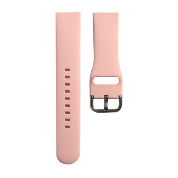 Silicone Watchband, Size: L 132mm For Apple Watch Series 7 41mm / 6&SE&5&4 40mm / 3&2&1 38mm(Light Pink)