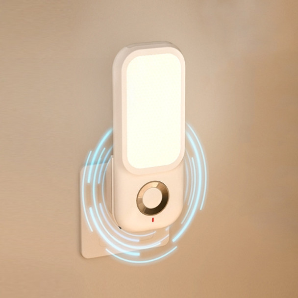 Bedroom Light Control Infrared Human Body Sensor Light: Specification: EU Plug (Gold Ring)