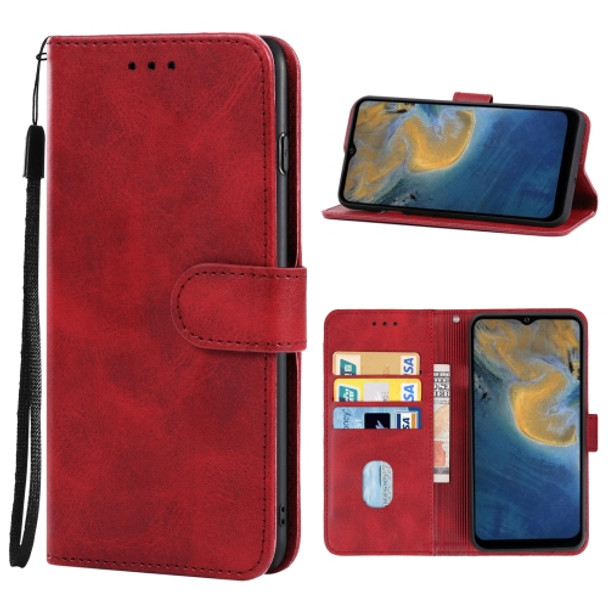 For ZTE Blade A72 / V40 Vita Leather Phone Case(Red)