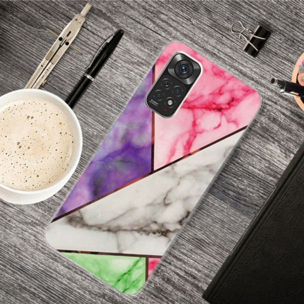 For Xiaomi Redmi Note 11 Pro 4G / 5G Global Marble Pattern TPU Phone Case(HC-A11)