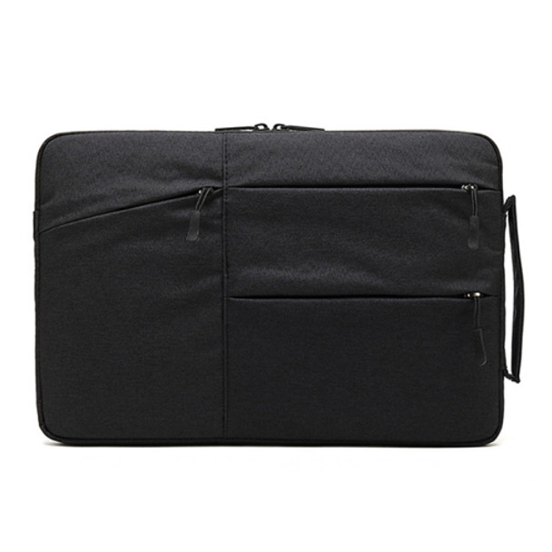Zipper Type Polyester Business Laptop Liner Bag, Size: 11.6 Inch(Black)