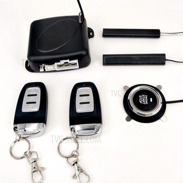 9Pcs Car SUV Switch Keyless Entry Engine Push Button Remote Starter Stop Auto Anti-theft System