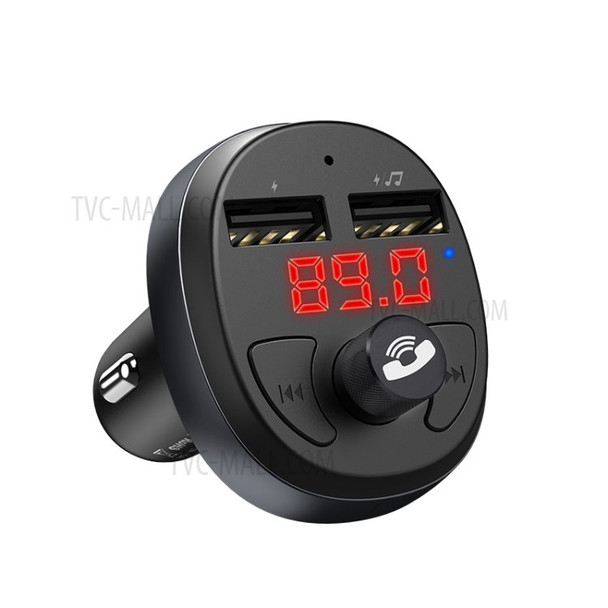 HOCO E41 Dual USB Car Charger with FM Transmitter Bluetooth Aux Car Audio MP3 Player