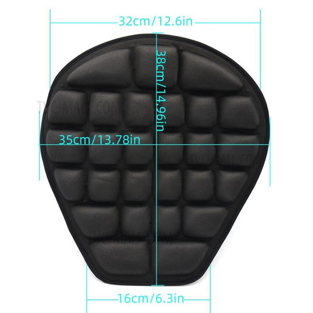 Air Pad Inflatable Cushion Sunscreen Anti-skid Stable Shock Absorption Stress Relief Motorcycle Seat Cover