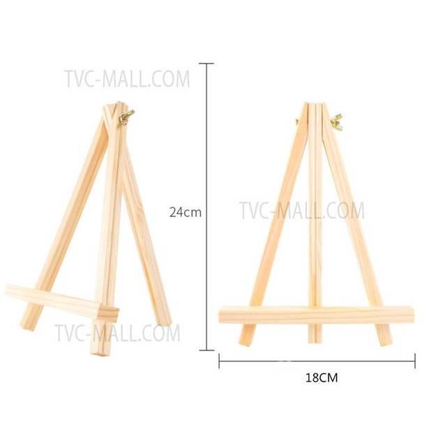 1Pc Wooden Easel Tripod Support Inclination Adjustable Small Table Easel Art Painting Display Phone Holder