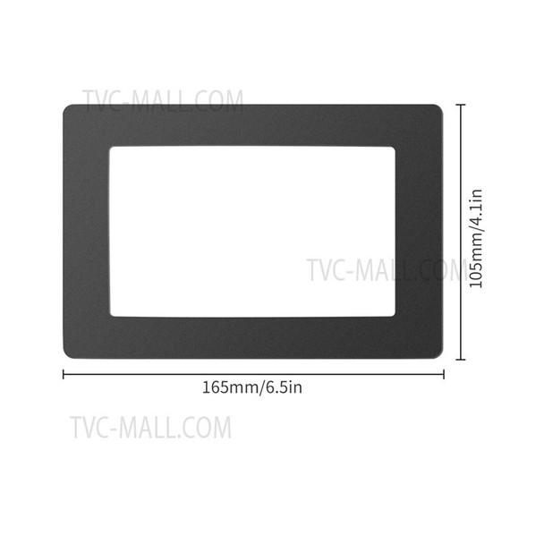 6.5 x 4.1in Black LCD Gasket Resin Spill Prevention with Non-dust Cloths for Wanhao D7 Anycubic Photon Photon-S 5.5 Inch LCD Resin 3D Printer - 1 Pcs