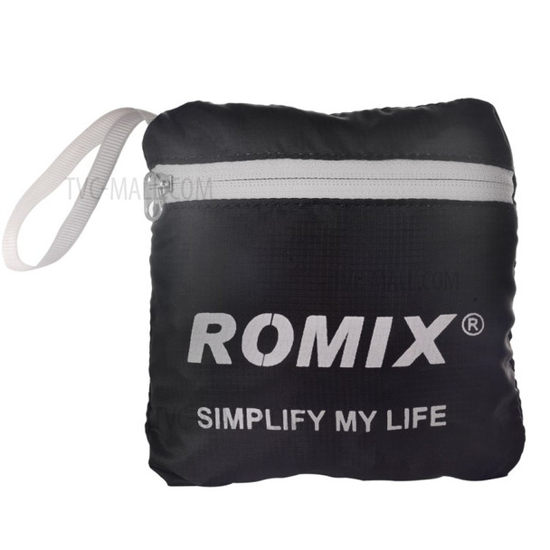 PICTET.FINO Ultralight Waterproof Folding Backpack 18L Shoulder Bag for Outdoor Travel - Black