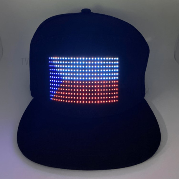 App Bluetooth Control Luminous LED Display Hat Party Atmosphere Props