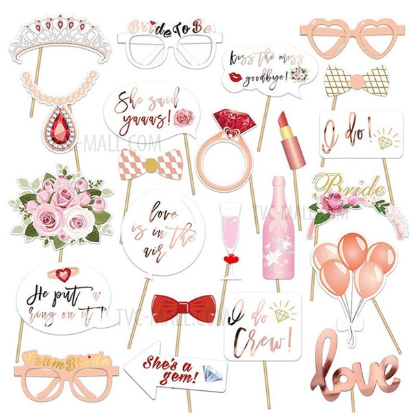 Bachelor Party Decoration Kit Bridal Shower Wedding Supplies Gift Bride Team Sign Decor
