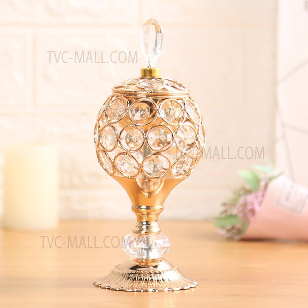 Nordic Crystal Incense Burner Holder Diffuser Ornament Home Office Decor - Style A