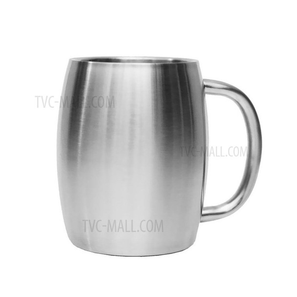 420ml Stainless Steel Heat Insulation Mug Mark Cup for Tea Coffee Drink (without Certification)