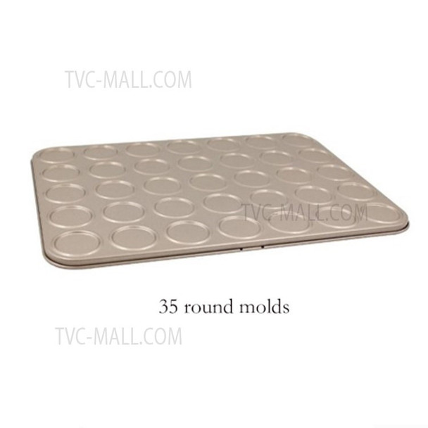 Baking Tray DIY Macaron Cookies Baking Model Cake Pan (without FDA Certificate) - 35 Cavity