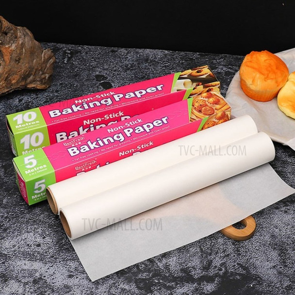 1 Roll Non-Stick Parchment Paper Roll for Baking Paper Cooking - Size: 5m x 30cm