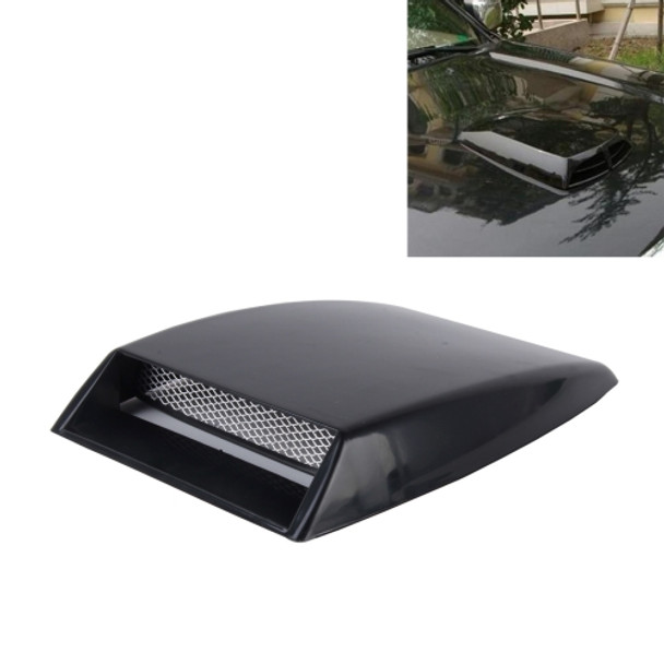 Car Turbo Style Air Intake Bonnet Scoop for Car Decoration(Black)
