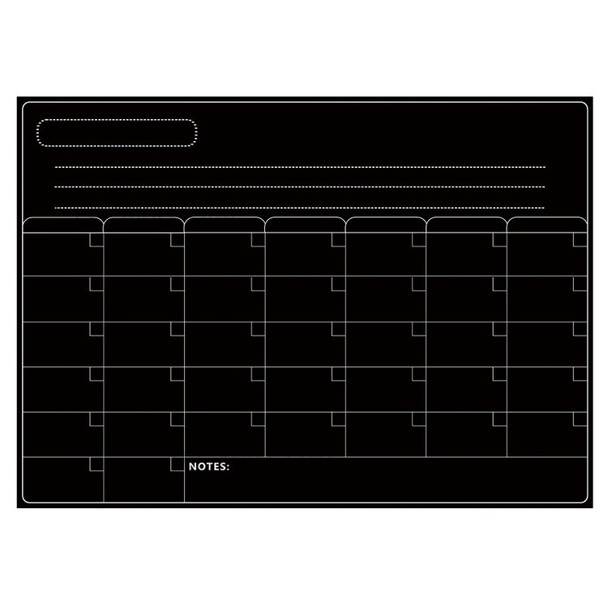 Magnetic Dry Erase Calendar board Refrigerator Stickers Kitchen Fridge Board for Weekly Monthly Schedule Daily Planner To-Do List