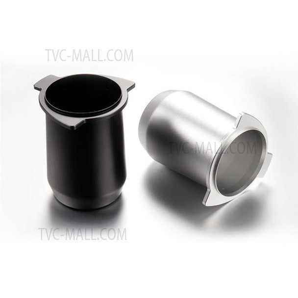 Coffee Dosing Mug Hands-Free Aluminium Alloy Coffee Dosing Cup Powder Feeder Part for Breville 870XL 878BSS - Black