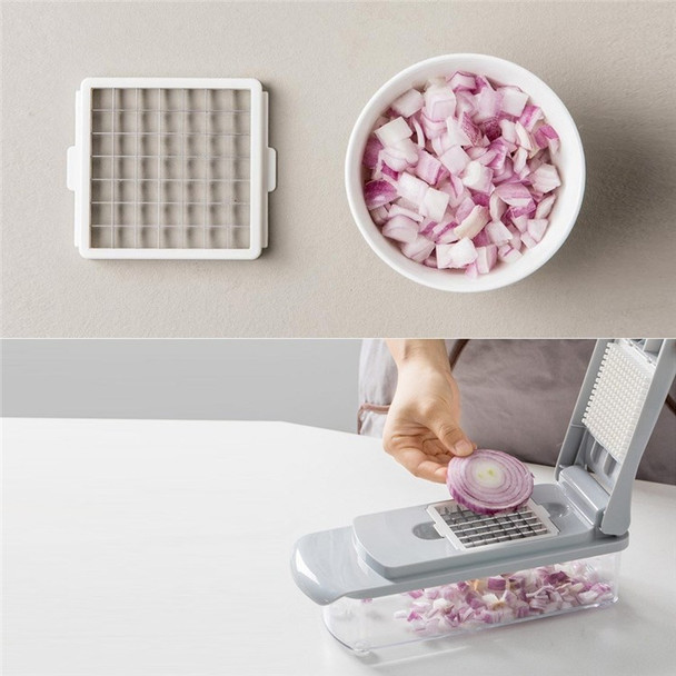 XIAOMI YOUPIN JORDON&JUDY Vegetable Cutter Kitchen 6-in-1 Chopper Manual Grater Slicer (BPA-free, No FDA Certification)