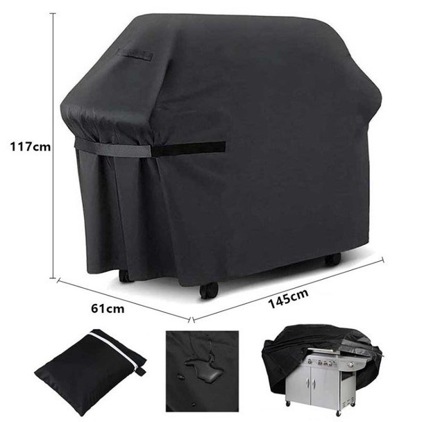 Waterproof weather-resistant Premium BBQ Grill Cover Heavy-duty Gas Grill Cover - 145x61x117cm