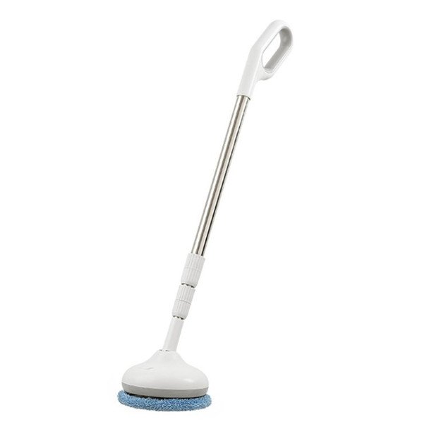 Electric Spin Scrubber Cordless Door Window Screen Cleaning Brush Floor Cleaner - White