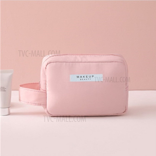 Women Makeup Bag Waterproof Toiletry Organizer Travel Makeup Storage Bag Cosmetic Case - Pink/S