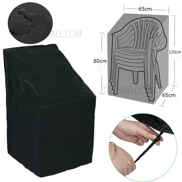 120x65x80cm 210D Oxford Cloth Waterproof Garden Patio Furniture Cover Chair Seat Cover