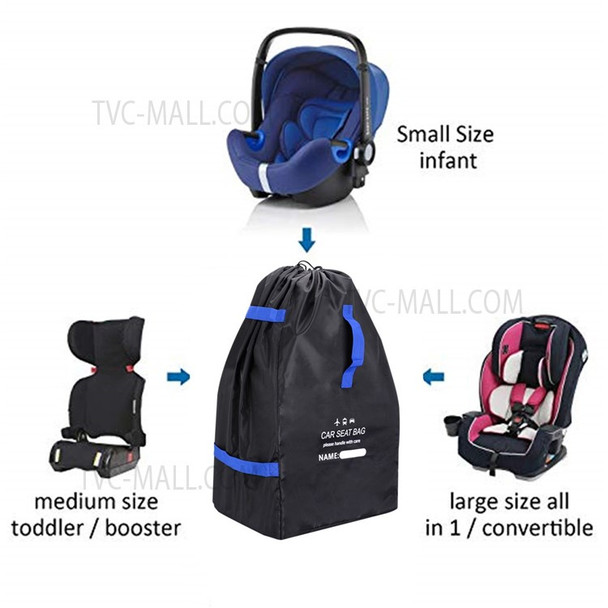 Car Seat Bag Backpack for Air Travel Universal Infant Carseat Storage Bag for Airplane Gate Check Large Durable bag with Shoulder Straps