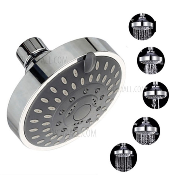 4-inch 5 Settings Adjustable Bathroom Shower Head Spray Replacement