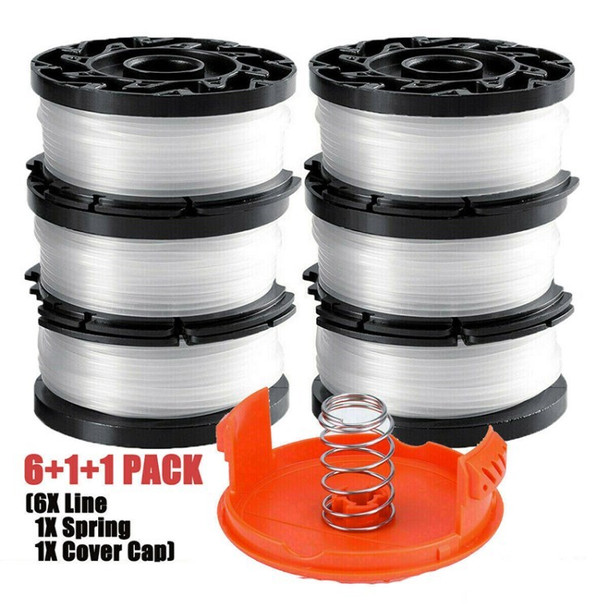 6Pcs Line Spool for Black/Decker String Trimmer AF-100 Weed Eater