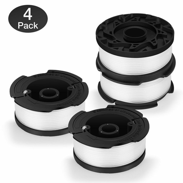 4Pcs 0.065" 30ft Line Spool for Black & Decker String Trimmer AF-100 Weed Eater