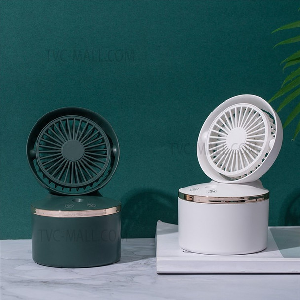 Desk Misting Fan USB Rechargeable Personal Cooling Mister Fan with 280ML Large Water Tank for Travel Home Office Classroom Outdoor