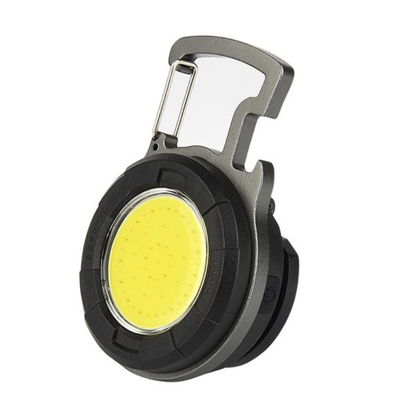 BG-3119 COB Mini LED Flashlight 800 Lumens Bright Rechargeable Keychain Flashlights Bottle Opener for Walking Camping