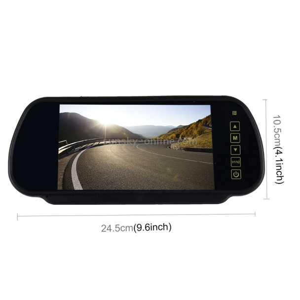 7 inch 800*480 Rear View TFT-LCD Color Car Monitor, Support Reverse Automatic Screen Function