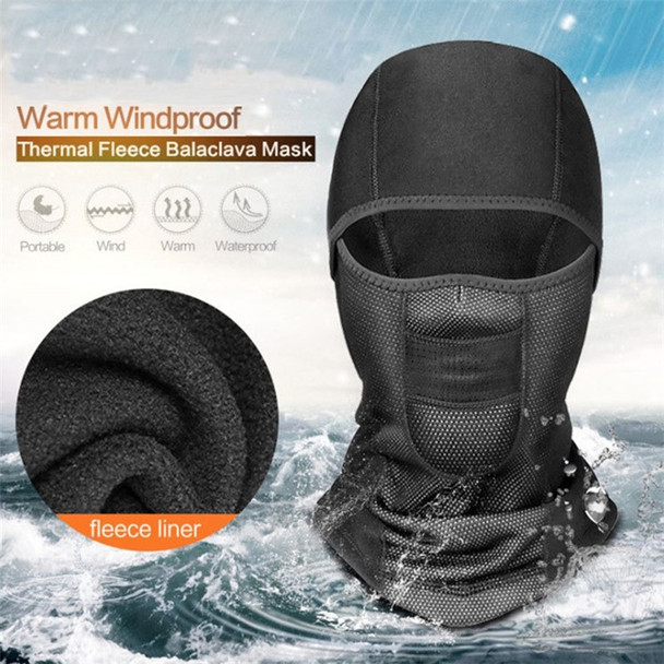 YSANAM YS3066 Unisex Winter Motorcycle Waterproof Windproof Face Mask Helmet Beanies Bicycle Thermal Fleece Balaclava Hat