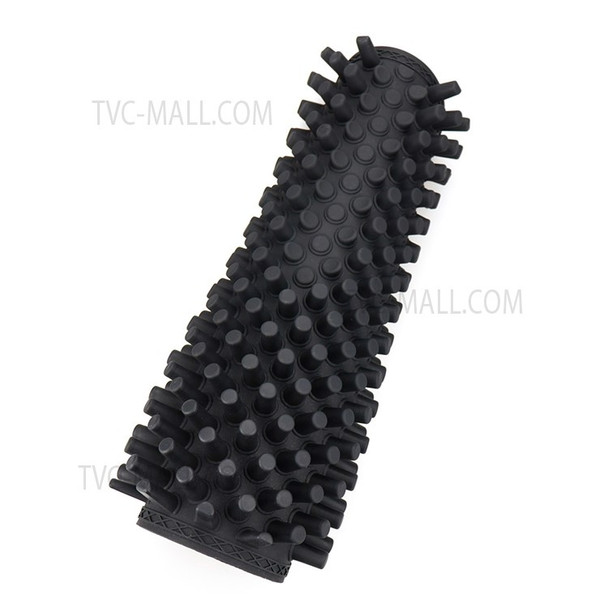 Motorcycle Seat Massage Cushion Waterproof Silicone Pressure Relief Motorcycle Cushion Pad for Sports Cruiser Touring - Black