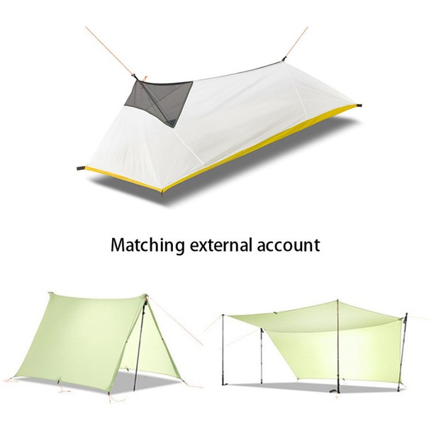 WIDESEA WSNZ-001-4 Single Person 4 Seasons Ultralight Mesh Inner Tent Anti Mosquito Net Outdoor Camping Tent, White