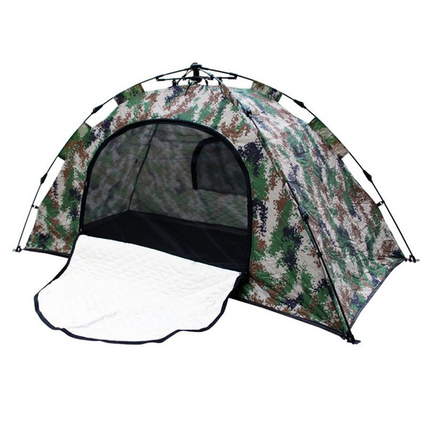 zdmzp001 200x150x125cm Camouflage Double Layer Automatic Tent Thermal Camping Hiking Tent Roomy for 2 People