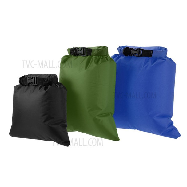 Docooler Pack of 3 Waterproof Bag 3L+5L+8L Outdoor Ultralight Dry Sacks for Camping Hiking - Color 5