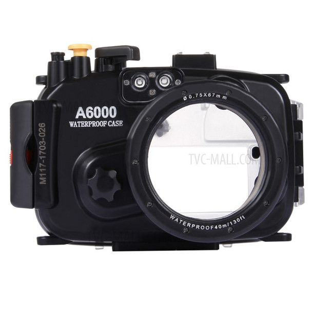 PULUZ Pu7001 for Sony A6000 Camera 40m Underwater Diving Waterproof Housing Case - Black
